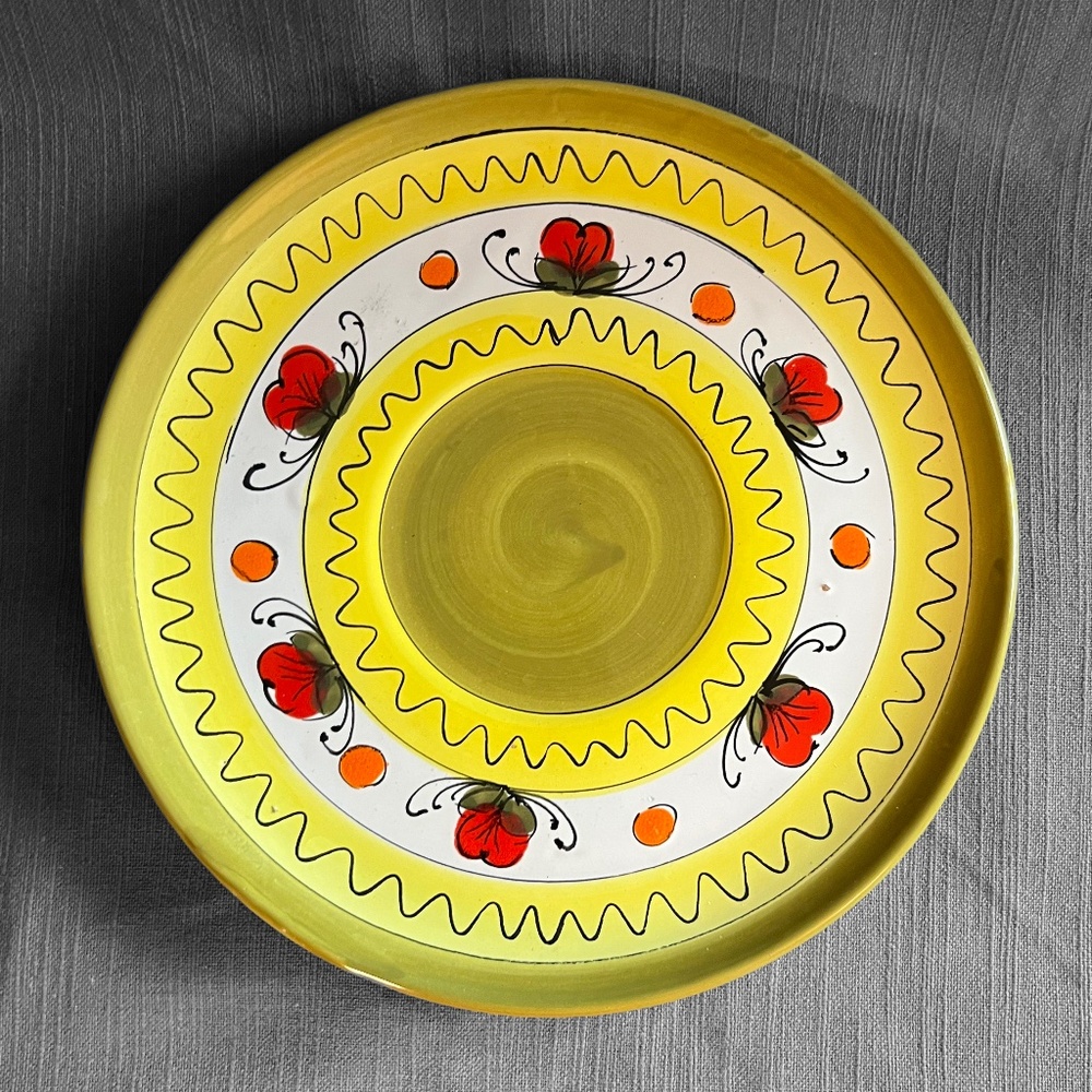Small Decorative Italian Plate